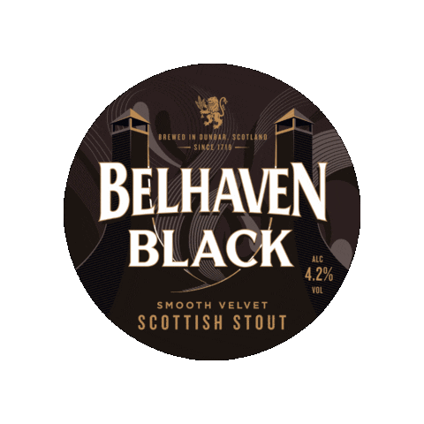 Edinburgh Fringe Beer Sticker by Belhaven Brewery