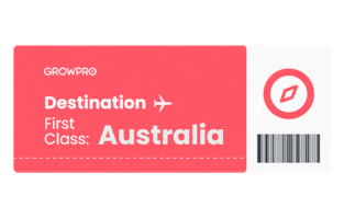 Travel Plane Sticker by GrowPro Experience