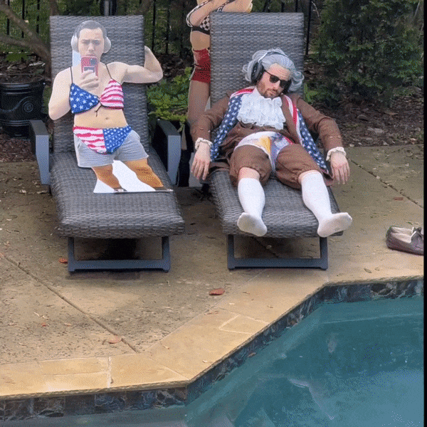 Pool Party Vacation GIF