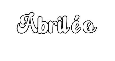 Abril Sticker by Bel Diniz