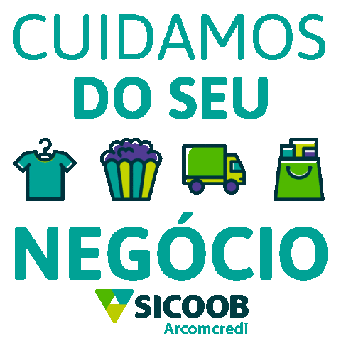 Comercio Cash Back Sticker by Sicoob Arcomcredi