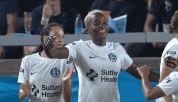 Womens Soccer Hug GIF by National Women's Soccer League