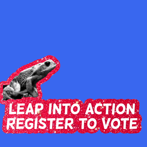 Register To Vote Leap Year GIF by INTO ACTION