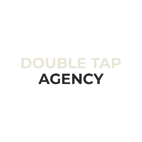 Double Tap Agency Sticker