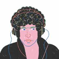 Bob Dylan Illustration GIF by holasoyka