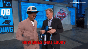 Looks Great Nfl Draft GIF by The Roku Channel