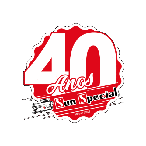 40 Anos Sticker by Sun Special