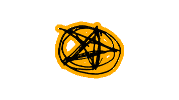 Pentagram Sticker by Thriller Records