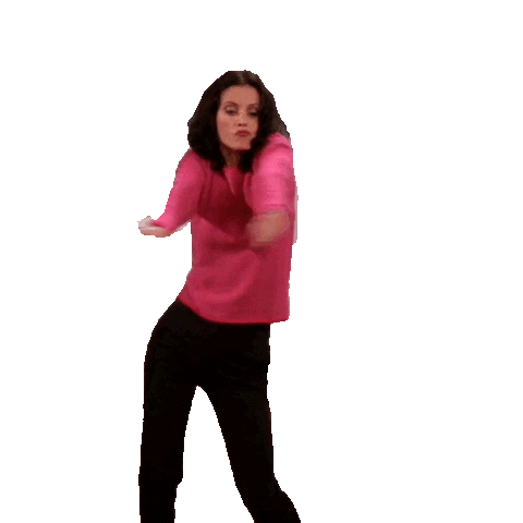 Monica Dancing Sticker by Friends