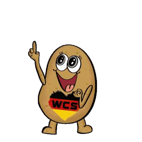 Deutschland Kartoffel Sticker by WCS Germany