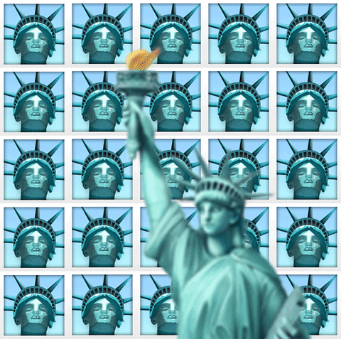 Statue Of Liberty Nyc GIF by Jess Mac