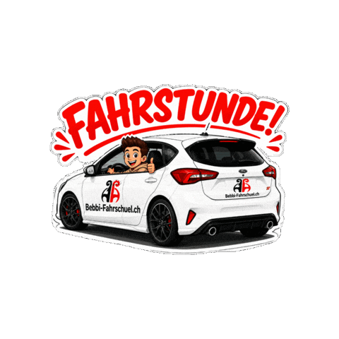 Basel Fahrschule Sticker by Bebbi-Fahrschuel.ch