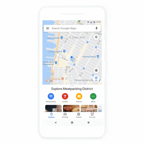Google Map GIF