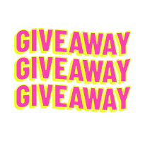 Pink Giveaway Sticker by drinkwildwonder