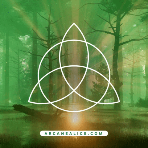 Celtic Knot Triquetra GIF by Arcane Alice