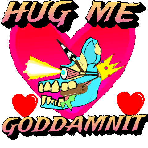 Love Me Hug Sticker