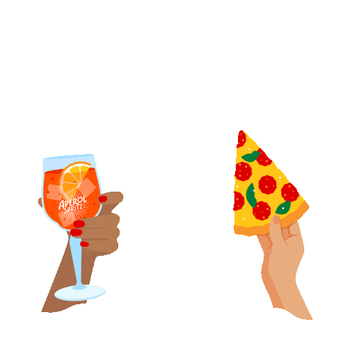 Pizza Time Food Sticker by Aperol USA