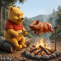 Winnie The Pooh Fire GIF