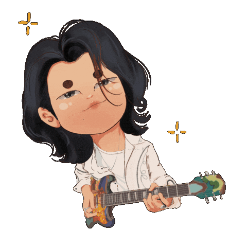 Guitar Mp Sticker