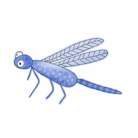 Summer Dragonfly Sticker