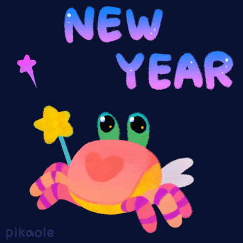New Year Party GIF by pikaole
