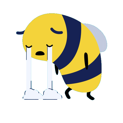 Sad Cry Sticker by Planner Bee