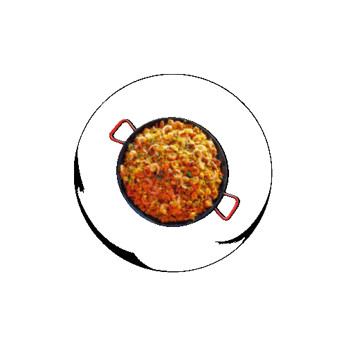 Tapas Arroz Sticker by Paella Casa Juan