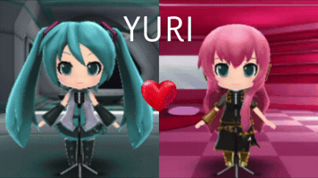 Hatsune Miku Stare GIF