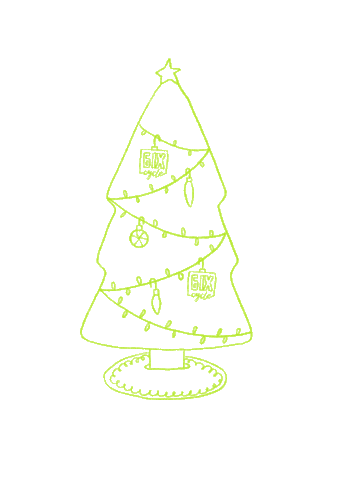 Snow Tree Sticker by 6IXCycle