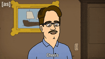 Cheers GIF by Adult Swim