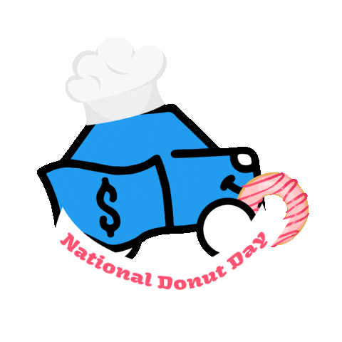Donuts National Donut Day Sticker by Wheelzy