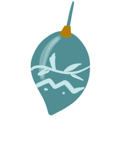 Pallina Natale Sticker