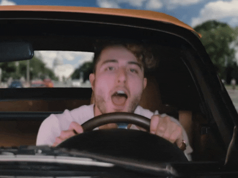 Male Driver Singing