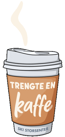 Coffee Love Sticker by Ski Storsenter