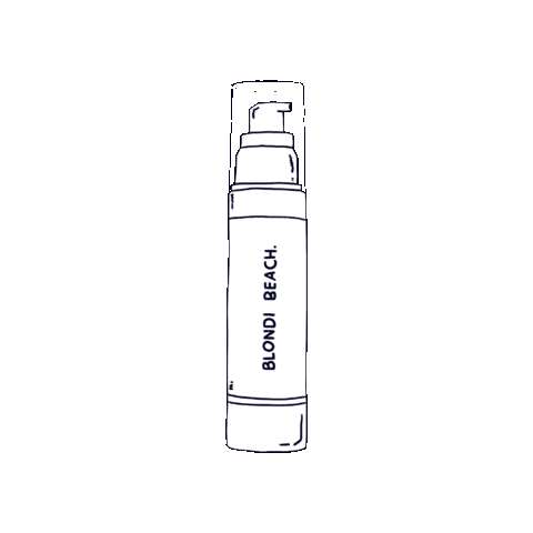 Blondi Beach Hair Sticker