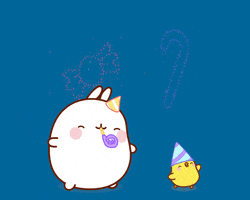 New Year Fireworks GIF by Molang