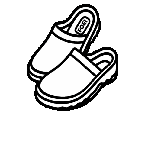 Slippers Sticker by Foei Collective