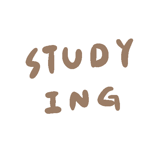 Text Studying Sticker