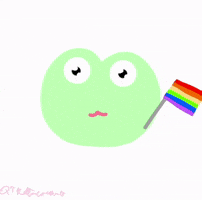QTKittencorn gay frog froggy froggie GIF