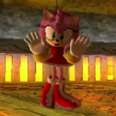 Amy Rose Hello GIF