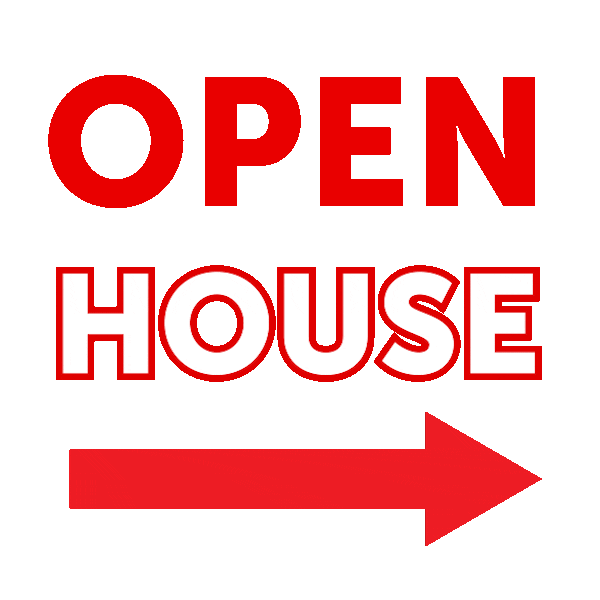 Open House Sticker by Canzell Realty