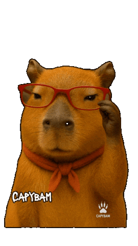 Thinking Glasses Sticker