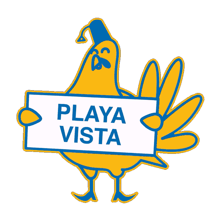 Eat Orange County Sticker by Dizzy Bird