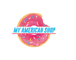 My American Shop Sticker