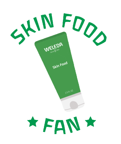 Skinfood Sticker by Weleda