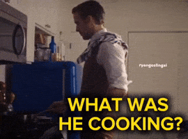 Ryan Gosling Cooking GIF