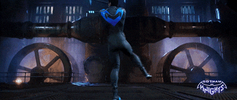 Dick Grayson Jump GIF by WBGames