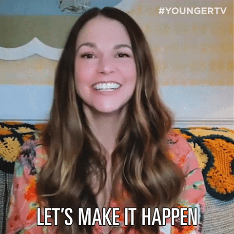 Sutton Foster Clapping GIF by YoungerTV