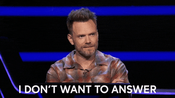 Joel Mchale Reaction GIF by ABC Network