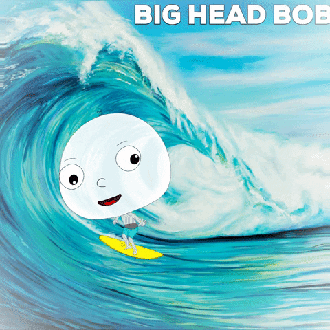 Big Head Fun GIF by BigHeadBob.com